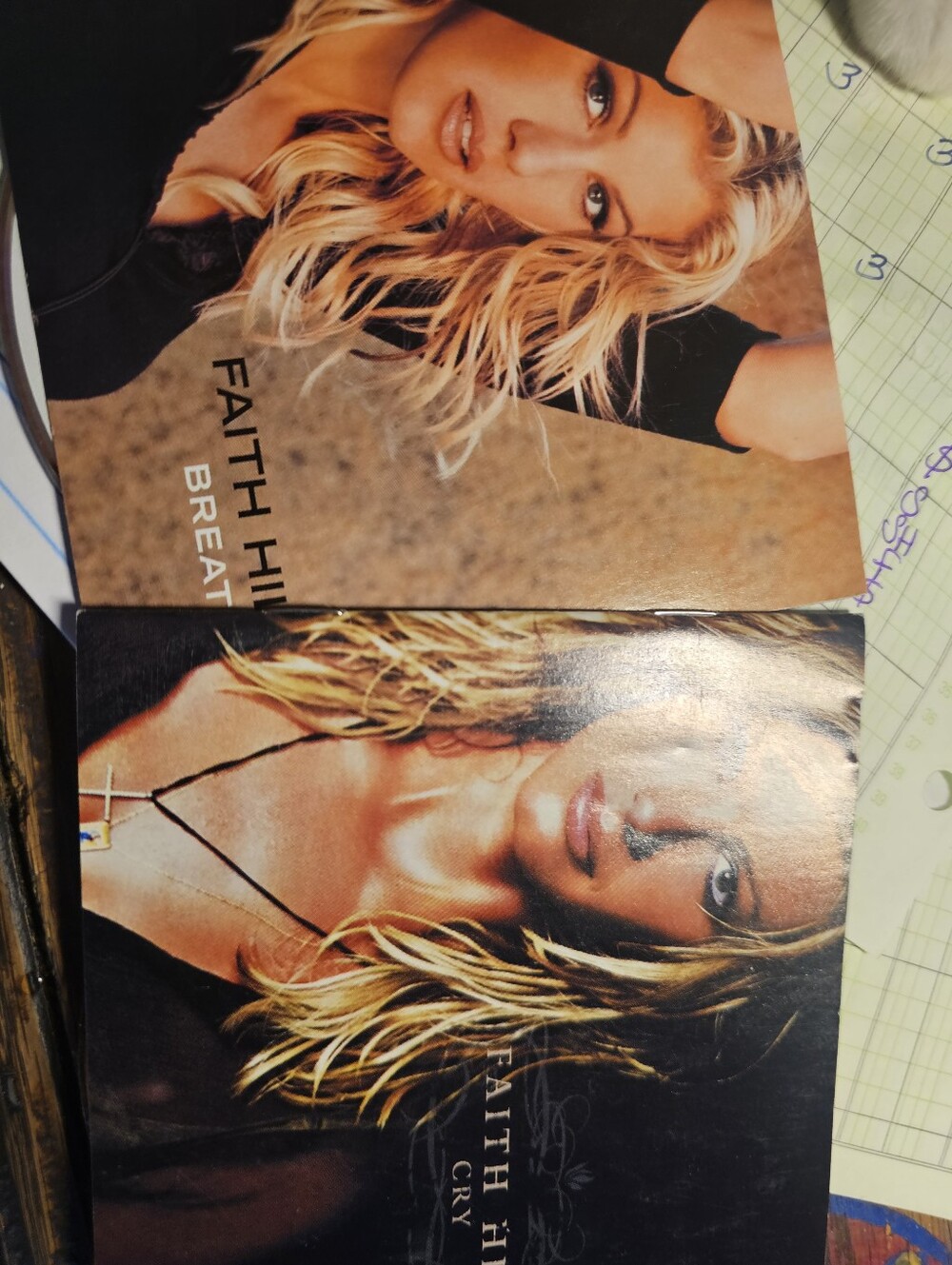 Faith Hill Album Covers - Blonde Singer Artwork (Black, Blonde)